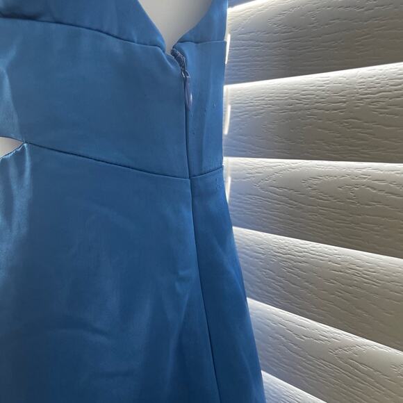 Endless Rose Satin Cut Out Mini Dress - Picture 4 of 11